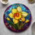 Daffodil Circular Glass Suncatcher Worktop Saver